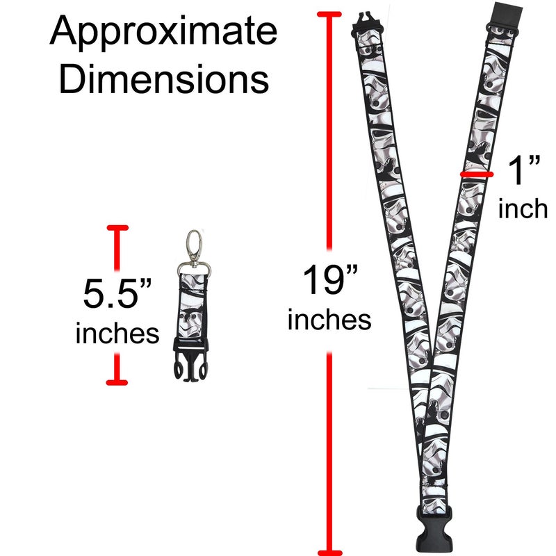 Plasticolor قناع رأس ستورم تروبر بلاستيكلور 004450R01 شخصية شريرة من أفلام كارتون ستار وورز لحامل تذكرة السيارة والشاحنة وSUV ومفتاح سلسلة مع مشبك على حبل عنق - Image 3